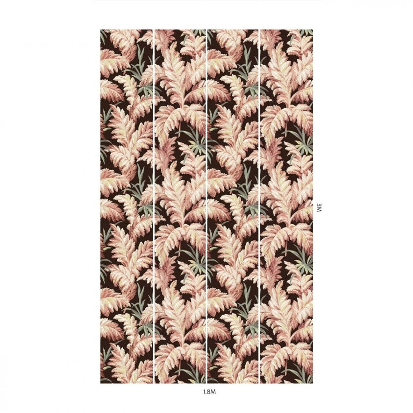 PLUMA Wallpaper - Pink - House of Hackney