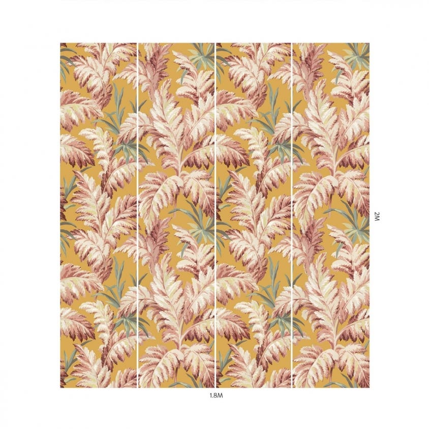 PLUMA Wallpaper - Yellow - House of Hackney