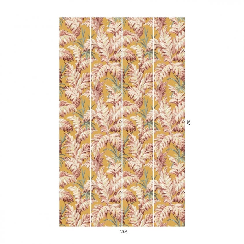 PLUMA Wallpaper - Yellow - House of Hackney