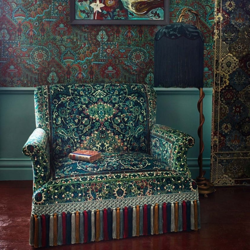 SHAMBALA Wallpaper - Green - House of Hackney