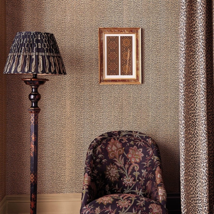 WILD CARD Room Wallpaper - Brown
