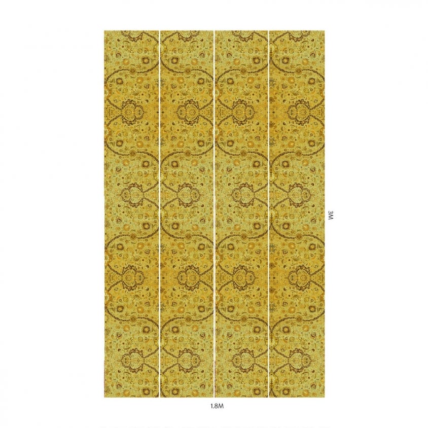 ZANJAN Room Wallpaper 3 - Yellow