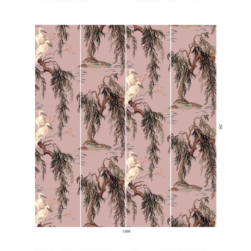 ZEUS Room Wallpaper 2 - Pink
