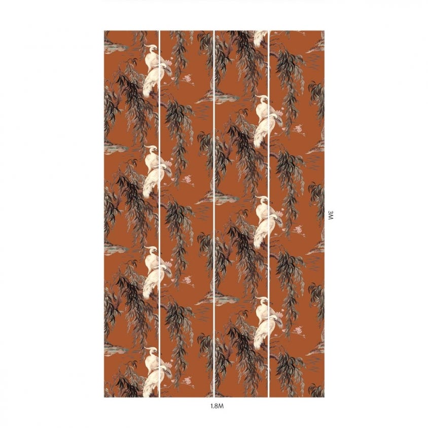 ZEUS Room Wallpaper 4 - Orange