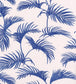 Palmes Wallpaper - Blue 