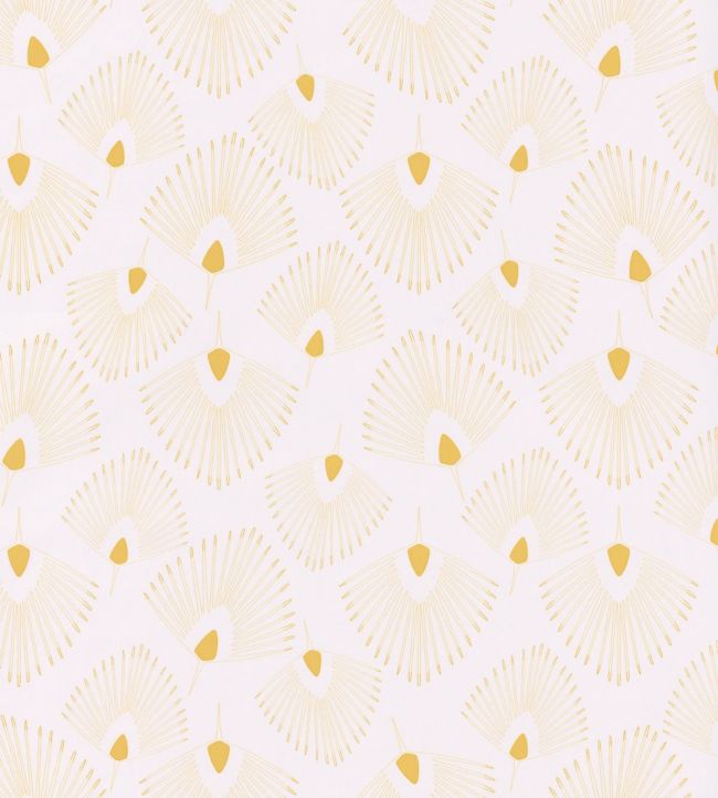 Eventails Wallpaper - Cream