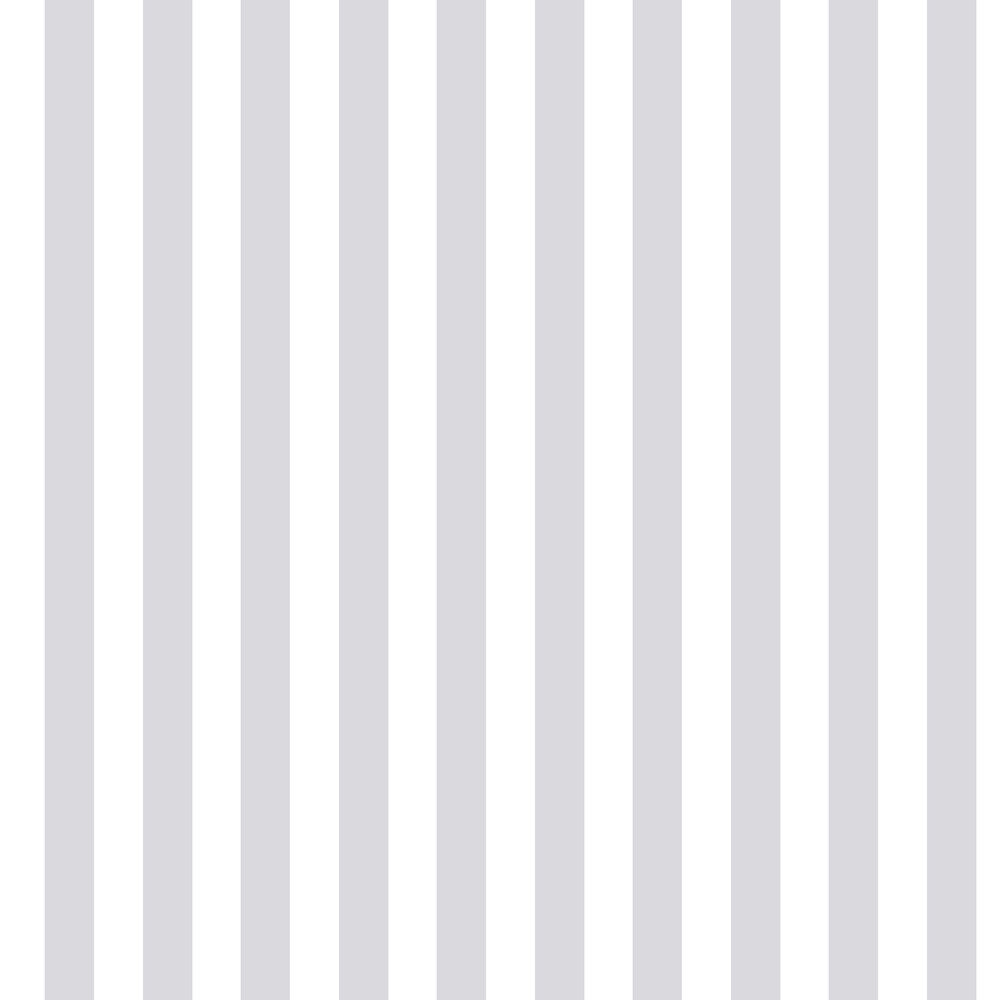 Stripe Nursey Wallpaper - Silver