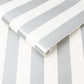 Stripe Nursey Room Wallpaper - Silver