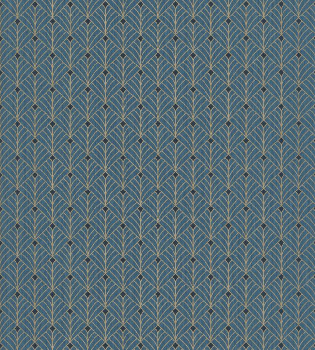 Mistinguett Wallpaper - Teal 