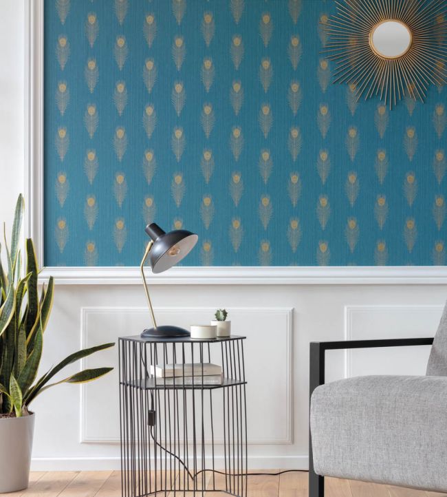 Peacock Room Wallpaper - Teal