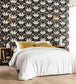 Monkey Forest Room Wallpaper - Black