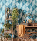 Plenitude Room Wallpaper - Blue