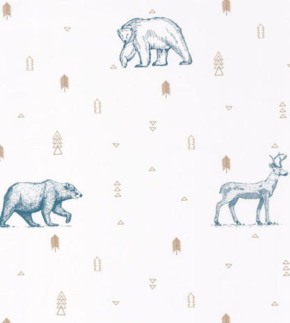 Grizzly Bears Wallpaper - Blue