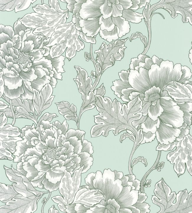 Romance Wallpaper - Teal