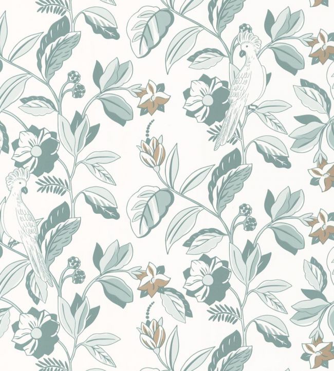 Sweet Feathers Wallpaper - Gray 