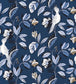 Sweet Feathers Wallpaper - Blue