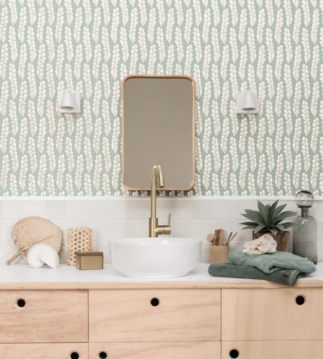 Seacret Spot Room Wallpaper - Teal