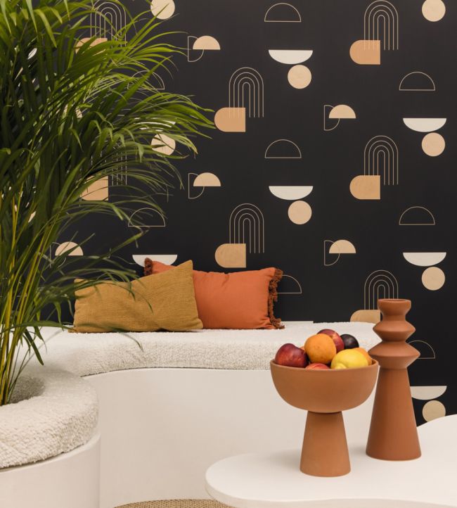 Turn Around Room Wallpaper - Brown