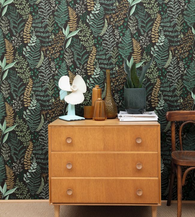 Woodland Room Wallpaper 2 - Green