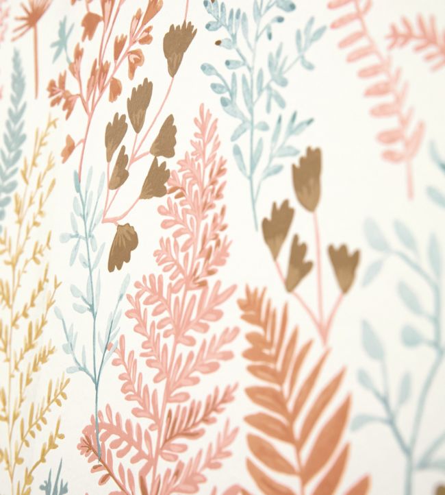 Woodland Room Wallpaper - Pink