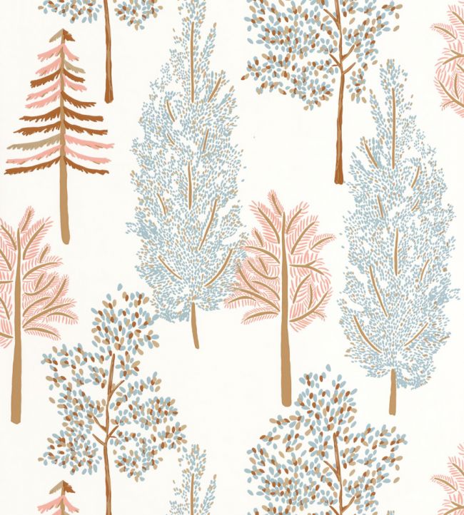 The Tree House Wallpaper - White 