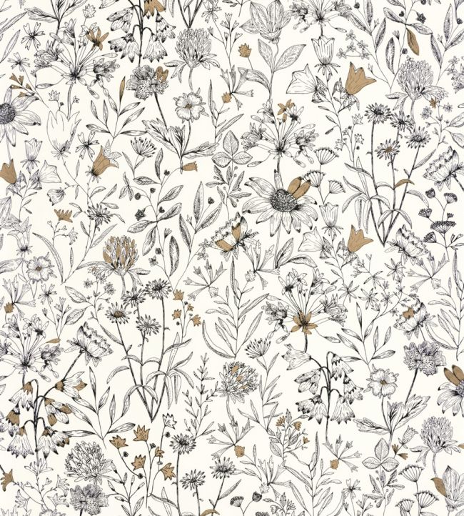 Jardin De Giverny Wallpaper - Gray