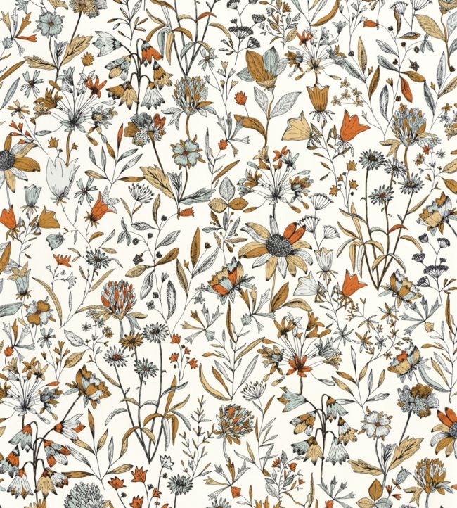 Jardin De Giverny Wallpaper - Brown