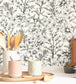 Jardin De Beauregard Room Wallpaper 2 - Gray