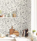 Jardin De Beauregard Room Wallpaper - Gray