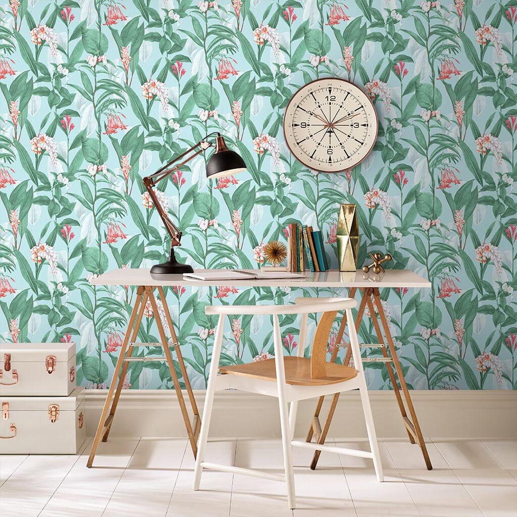 Botanical Room Wallpaper - Green