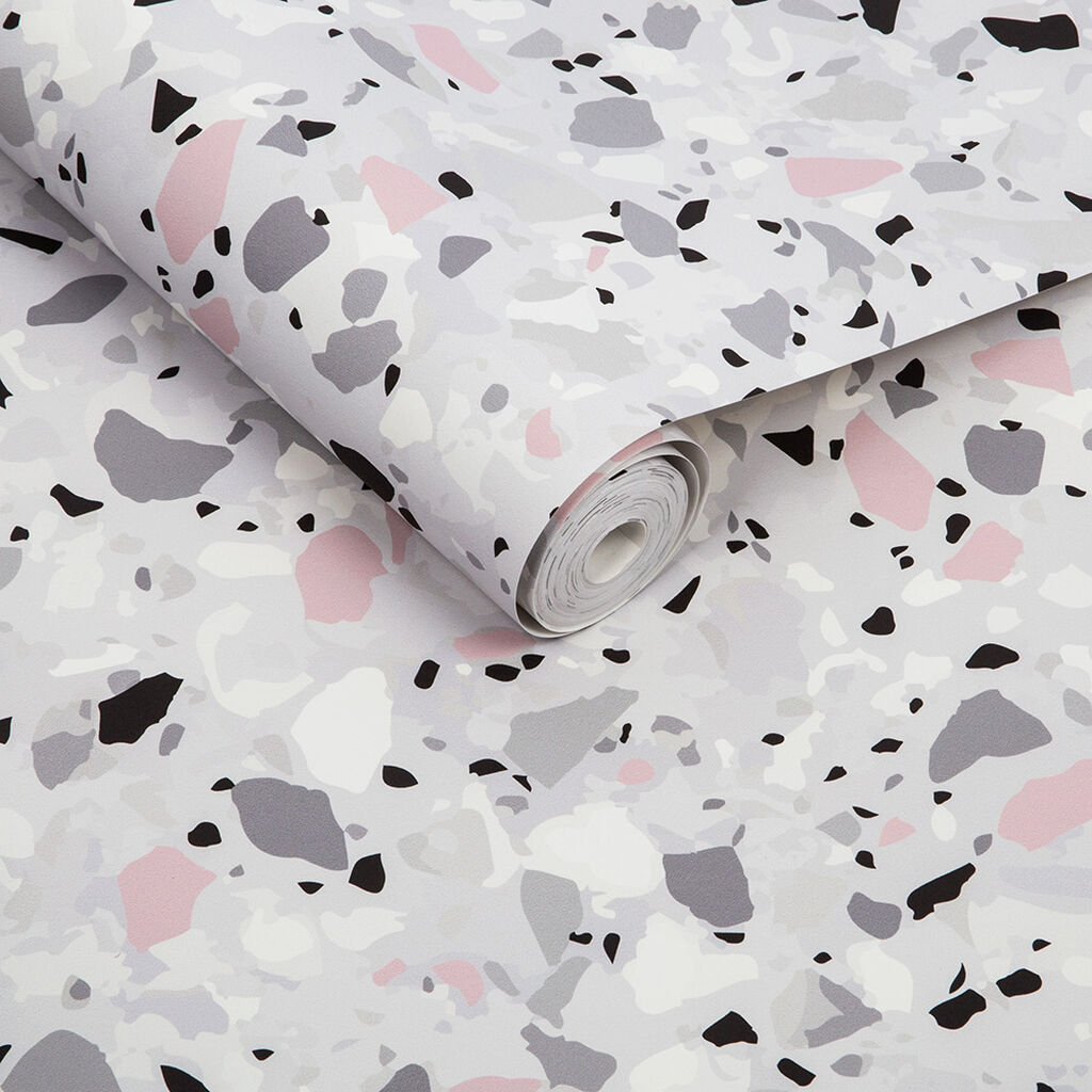 Terrazzo Wallpaper - Pink