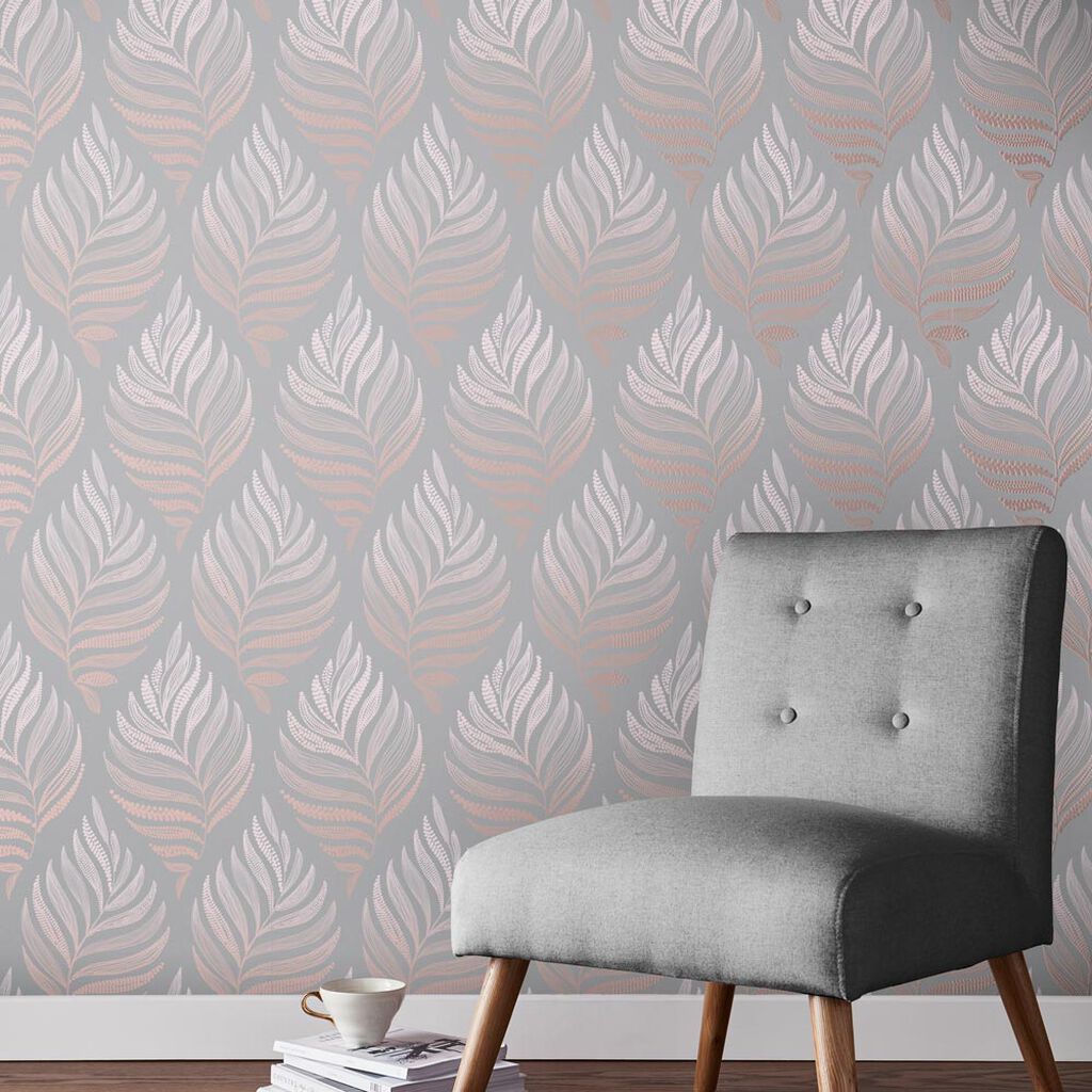 Botanica Room Wallpaper - Purple