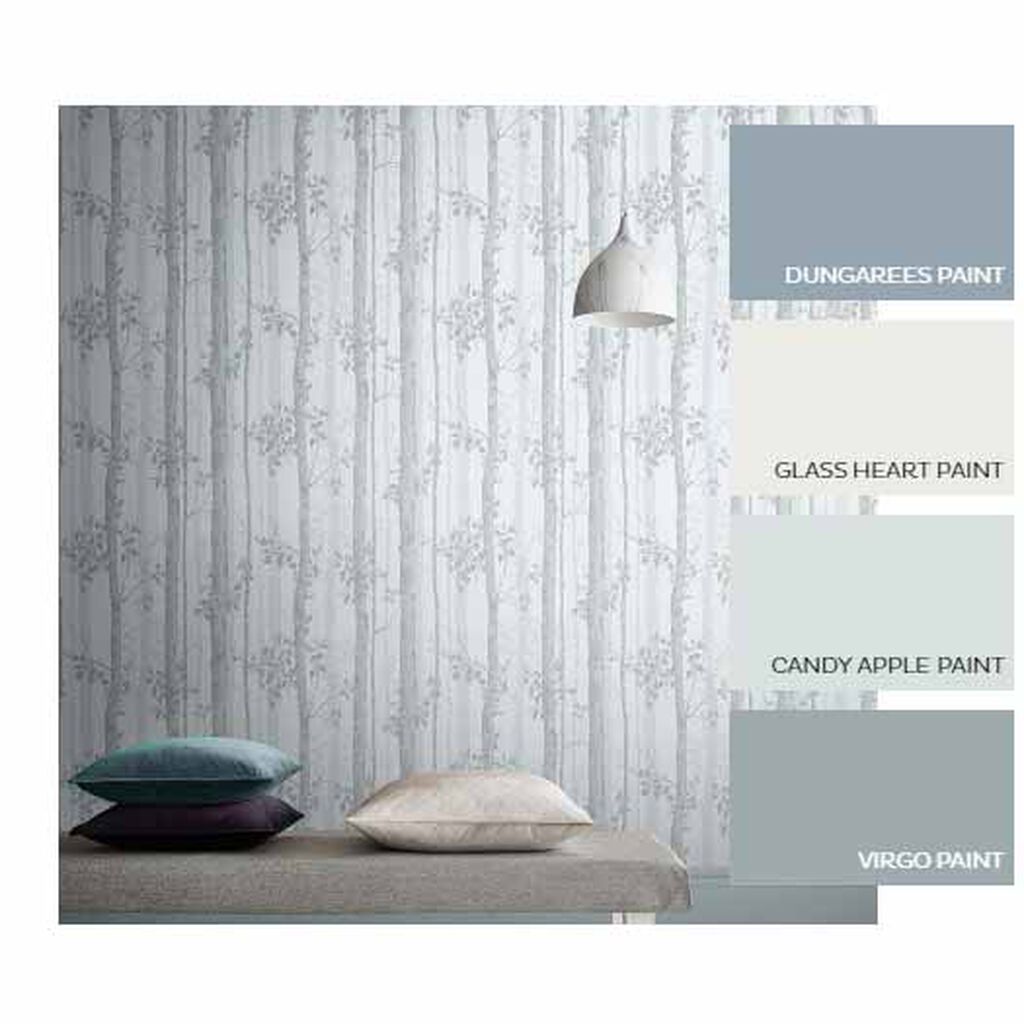 Albero Room Wallpaper 2 - Gray