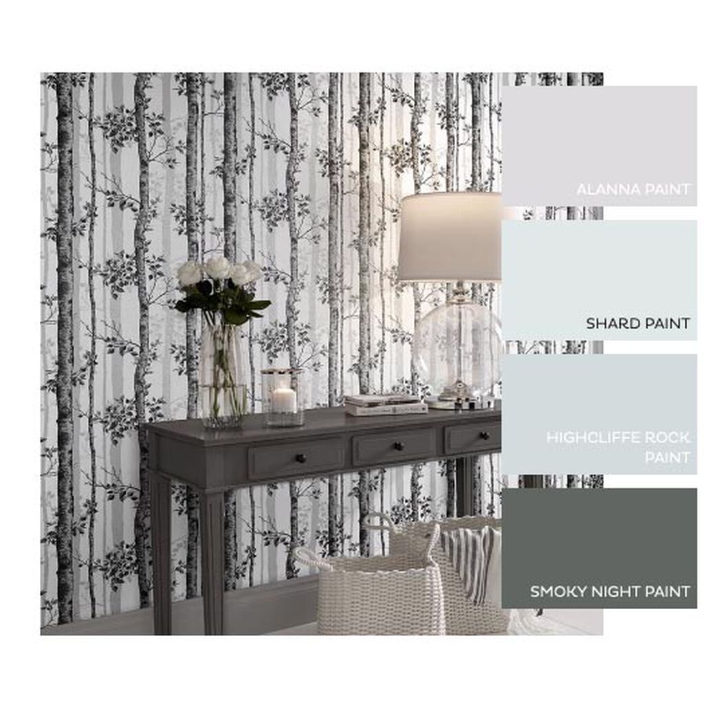 Albero Room Wallpaper 2 - Black