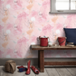 Tinkerbell Watercolour Nursey Room Wallpaper 5 - Pink