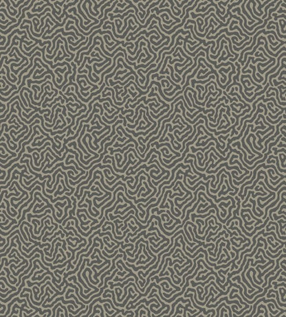 Vermicelli Wallpaper - Gray - Cole & Son