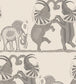 Safari Dance Wallpaper - Cream - Cole & Son