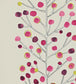 Berry Tree Wallpaper - Pink