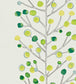 Berry Tree Wallpaper - Green