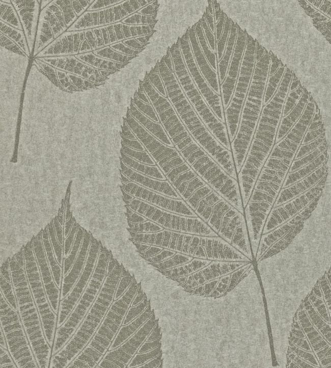 Leaf Wallpaper - Gray