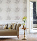 Folium Room Wallpaper - White