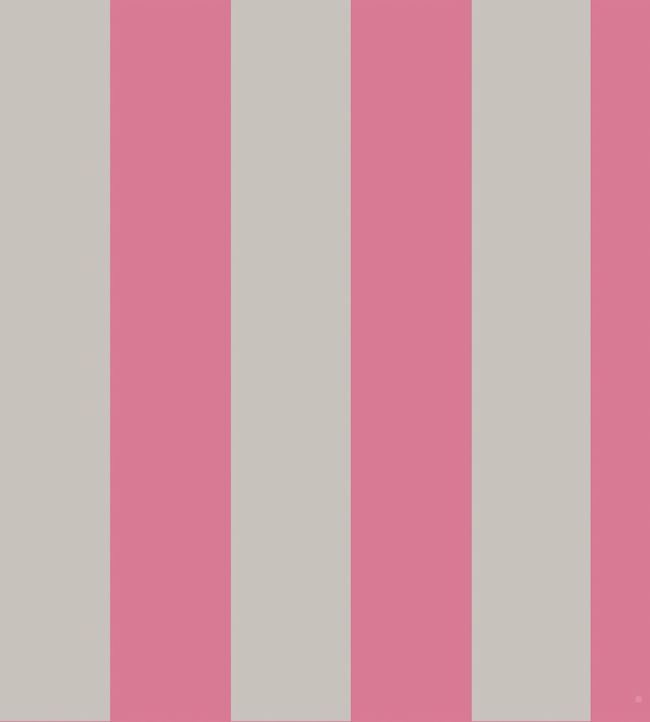 Glastonbury Stripe Wallpaper - Pink - Cole & Son