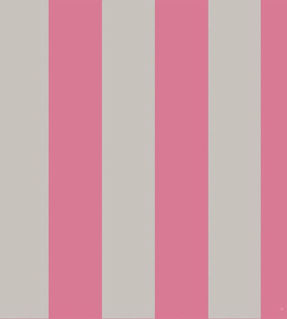 Glastonbury Stripe Wallpaper - Pink - Cole & Son