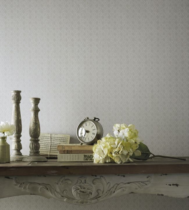 Ammi Room Wallpaper - Silver