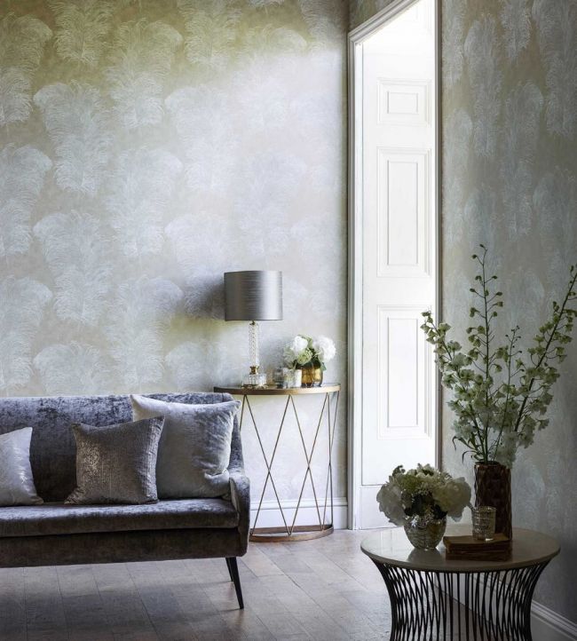 Operetta Room Wallpaper - Gray