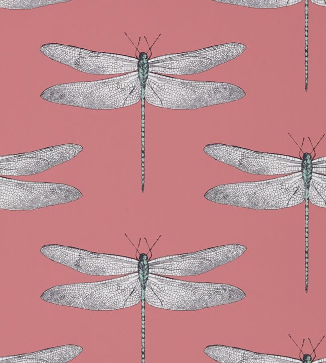 Demoiselle Wallpaper - Pink