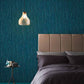 Grasscloth Texture Room Wallpaper 3 - Teal