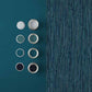 Grasscloth Texture Room Wallpaper 2 - Teal