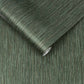 Grasscloth Texture Room Wallpaper - Green