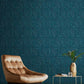 Grasscloth Geo Room Wallpaper 3 - Teal